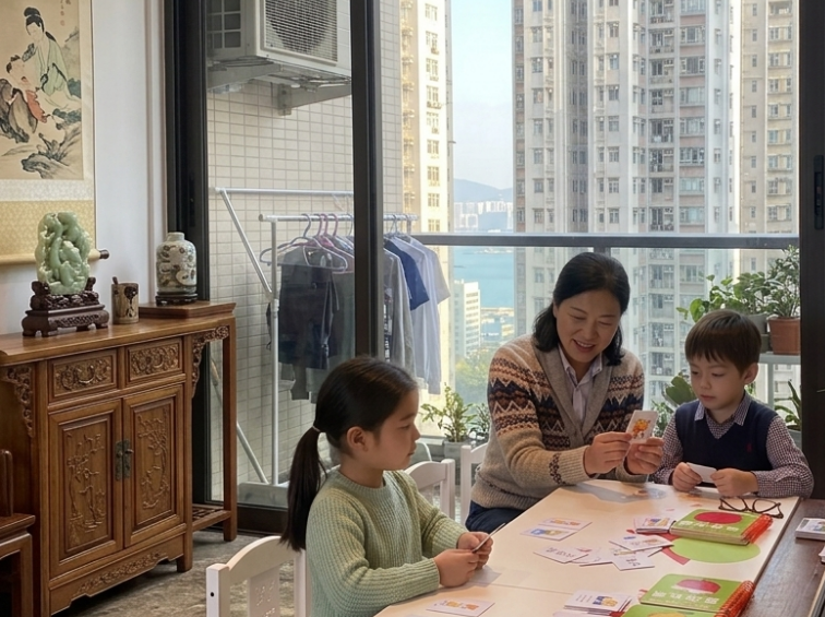 Mandarin class at home